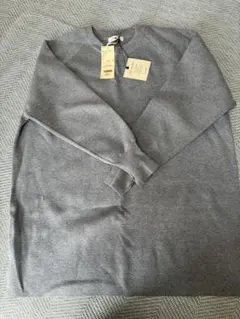新品タグ付き　studio CLIP グレー 長袖ニット Fサイズ