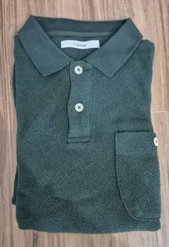 SILK NEP HEAVY MOSS STITCH POLO SHIRTSのサムネイル