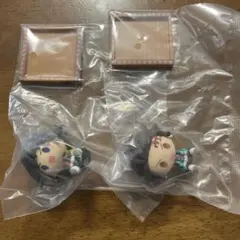 鬼滅の刃　一番くじF賞　ちょこのっこフィギュア 炭治郎、義勇