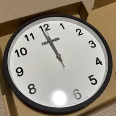 新品　掛時計 ブラック シンプル