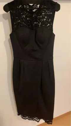 ラグナムーン　黒ワンピース ドレス