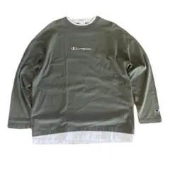 Champion オリーブグリーン トレーナー city boyのサムネイル