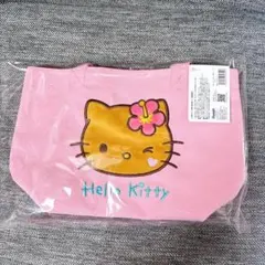 サンリオ 日焼け ハローキティ ミニトートバッグ ピンク かばん ランチバッグ