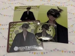 ホロスターズ ホロスタ 荒咬オウガ GIGO コラボカフェ 缶バッジ ブロマイド