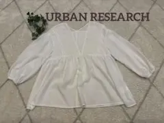 URBAN RESEARCH 美品　ティアードブラウス　Free ホワイトのサムネイル