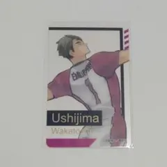 牛島若利 箔押しクリアカード ハイキュー!!