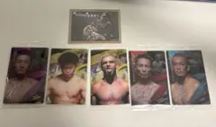 RIZINウエハースサイン入りトレーディングカード5枚セット篠塚龍樹