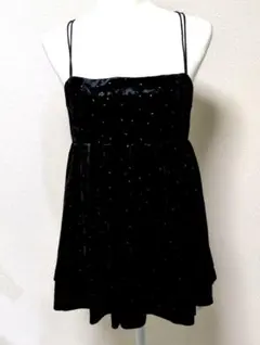 Arpege Story グリッタードット ベロア キャミ 新品タグ付き