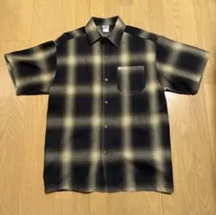 CALTOP/チェックシャツ オンブレチェック