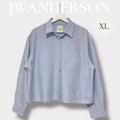 特価ユニクロJWANDERSONアンダーソンストライプオックスフォードシャツXL