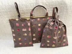入園入学３点セットスイーツYUWAレッスンバック絵本バック上履き袋体操服袋女の子