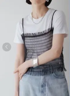 チュールビスチェ単品　loungedress ラウンジドレスのサムネイル