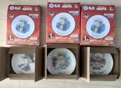 ワンピース　一番くじ　大海賊百景　Ｉ賞　記念プレート　３種セット