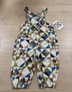 softcheese パッチワークサロペット100