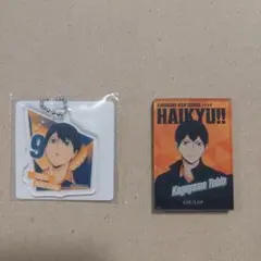 ハイキュー　アクリルキーチェーン　アクリルマグネット　影山