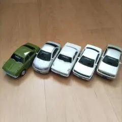 トヨタカローラ プルバックカー カラーサンプル 5台セット