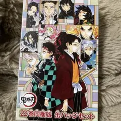 鬼滅の刃 22巻同梱版 缶バッジセット