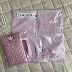 ハローキティ　サンリオ　当たりくじ　一番くじ　ミニショルダー　ハンドタオル
