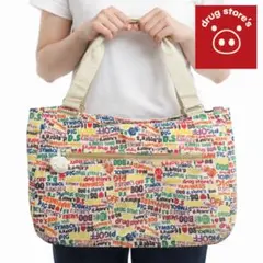drug store's 豚 カラフルプリント トートバッグ ハンドバッグ