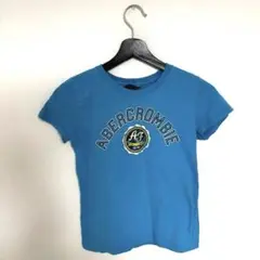 Y2K 平成 Abercrombie & Fitch ロゴTシャツ ブルー M