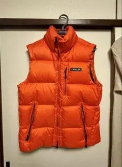 ラルフローレン RLX ダウンベスト オレンジ　Ｍ