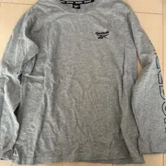 Reebok 長袖カットソー グレー 150