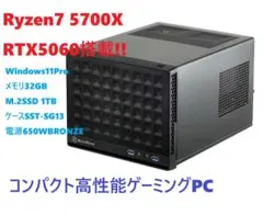 【最強コスパ】Mini‑ITX Ryzen7 5700X RTX5060搭載PC