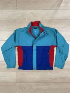 90s walrus マルチカラー ナイロンジャケット