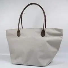 美品✨ エルベシャプリエ トートバッグ 1425C 舟形ショルダーL グレーのサムネイル