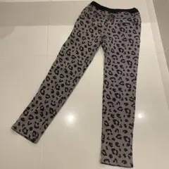 MPS 裏起毛 ストレッチパンツ　レオパード　140