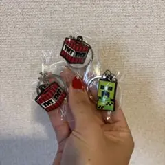 アクリルキーホルダー 3個セット TNT クリーパー