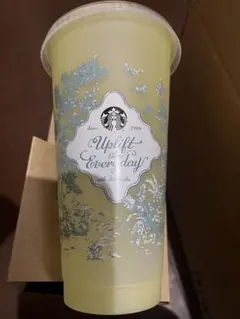 スタバ ミステリーカラーチェンジング リユーザブルコールドカップ イエロー