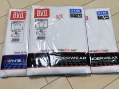 新品　B.V.D LL 3セット v首半袖Tシャツ Vネック　吸水速乾