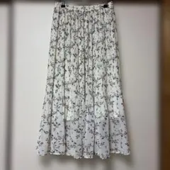 INGNI 花柄ロングスカート