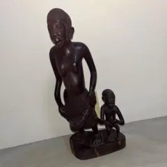 木、黒炭、彫刻、アフリカ、源地、村人 - メルカリ