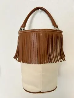 nm-752) AYAKO フリンジバッグ 2WAY バケツバッグ - メルカリ
