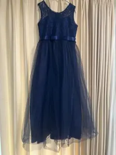 キッズ フォーマルドレス ネイビー 160cm 発表会 結婚式