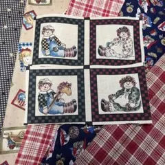 USAコットン　ビス&ベリ　ビンテージ　パッチワーク　カントリー　レアセット