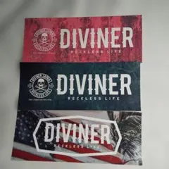 DIVINER ディバィナー ステッカー3枚まとめ売り