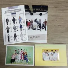 SnowMan 会報誌　年賀状　バースデーカード