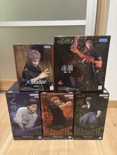 呪術廻戦フィギュア5体セット　乙骨虎杖直哉宿儺