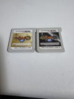 ニンテンドー3DSゲームソフト まとめ売り 妖怪ウォッチ2 元祖本家 2本セット