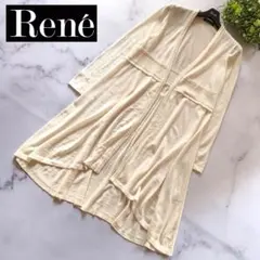 Reneルネ】新品未使用定価48,000円麻混ウォッシャブルボレロ 36 - メルカリ