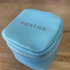 AGATHA 水色ポーチ 幾何学模様のサムネイル