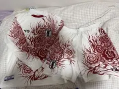 Y-3 サッカー日本代表 CW Tシャツ ホワイト×レッド XL