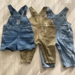 【80サイズ】カバーオール3点トップス2点まとめ売り