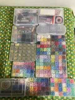 シーリングスタンプ 素材セット 多色 透明ケース入り