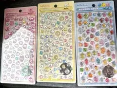 【正規品】しずくちゃん　ボンボンドロップシールミニ 3種
