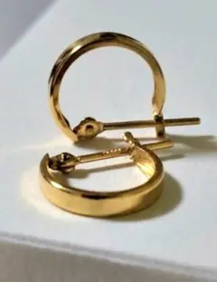 美品　フープピアス　厚み2mm