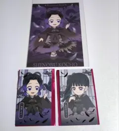 鬼滅の刃 ポストカード チェキ風ブロマイド 胡蝶しのぶ 栗花落カナヲ
